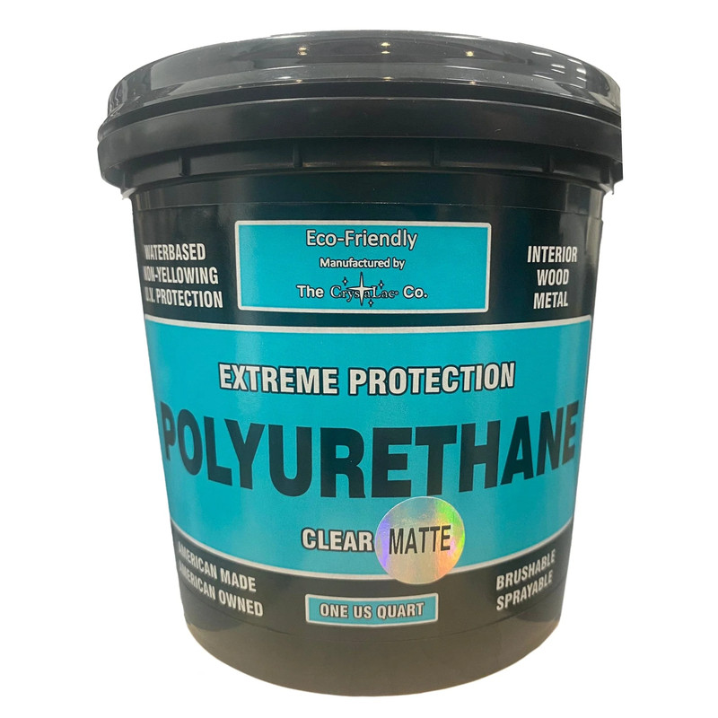 Extreme Protection Polyurethane - Water Based - Clear - Sheen:Matte - Size:1 Quart